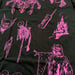 Image of 'TALES OF MYSTERY' - T-SHIRT - BLACK / NEON PINK