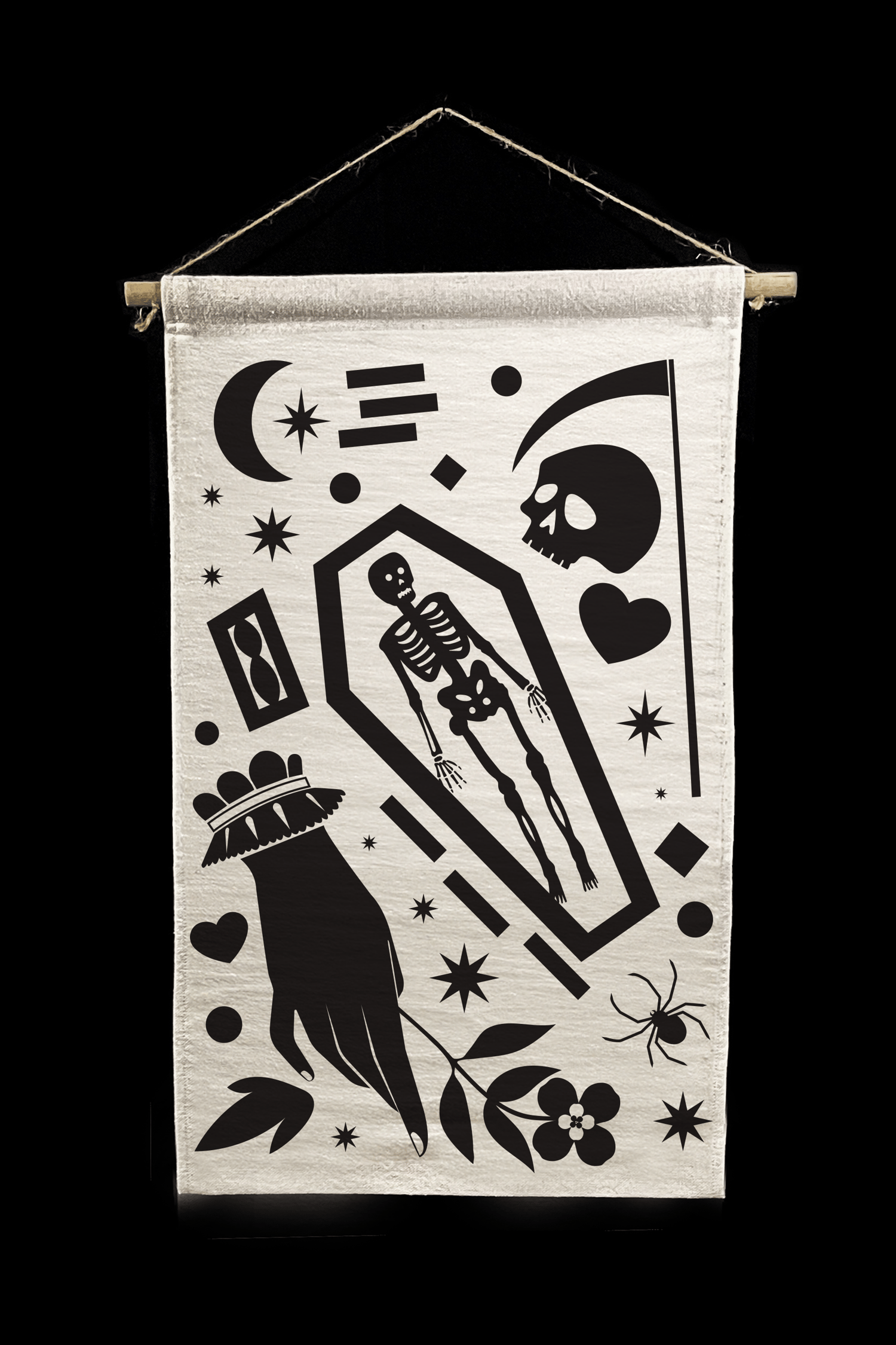 Laid To Rest - Canvas Tapestry