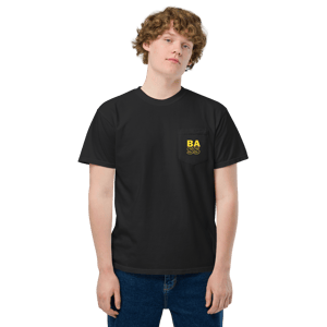 Unisex pocket t-shirt - Black Bass