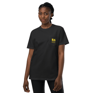 Unisex pocket t-shirt - Black Bass