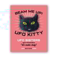 Image 1 of UFO Kitty Enamel Pin