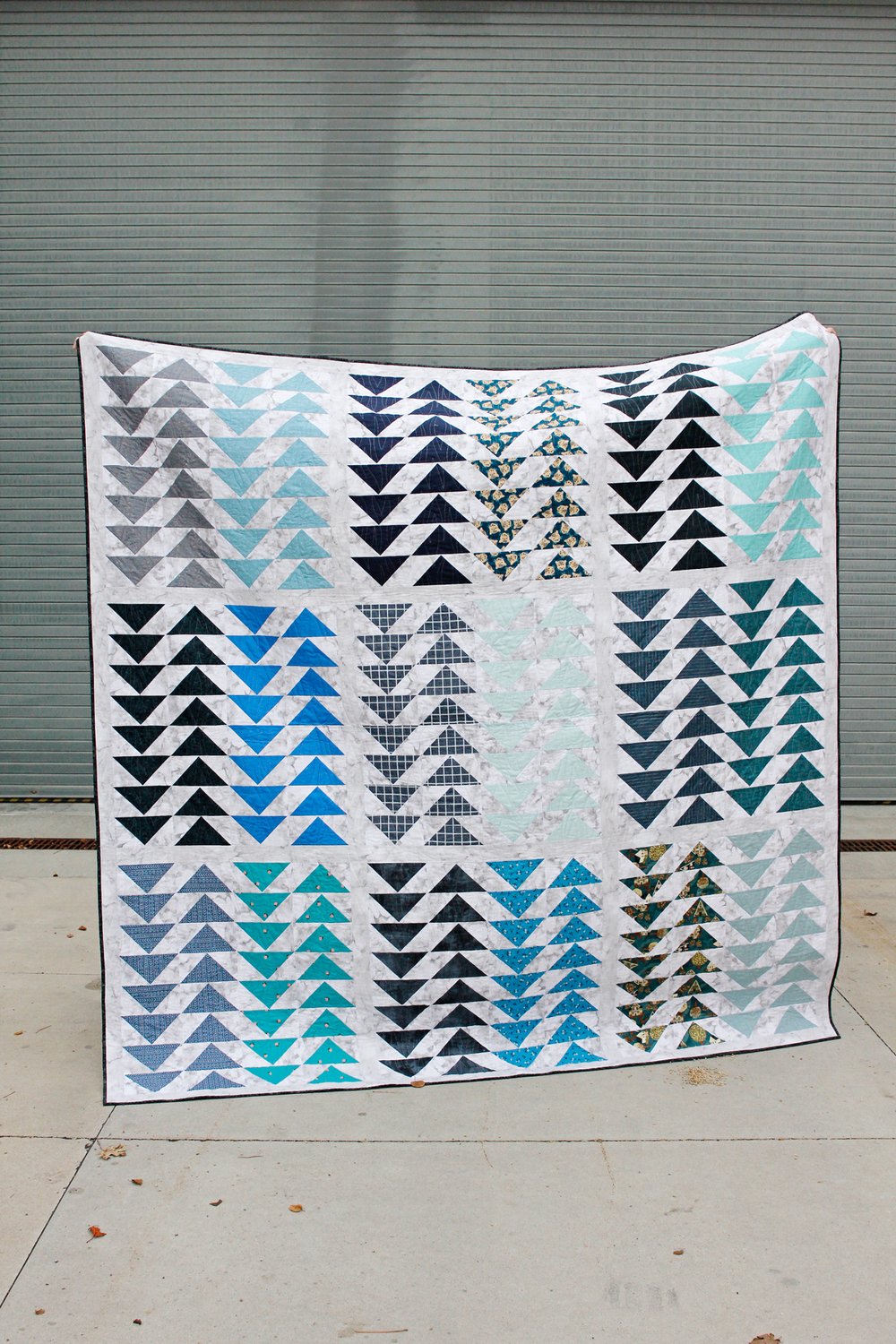 Image of Fat Quarter Flying Geese Quilt Pattern PDF
