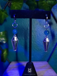Image 2 of Silver Coffin Earrings