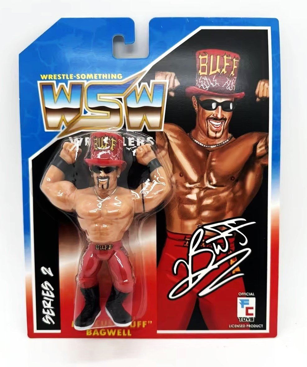 **IN STOCK** BUFF BAGWELL RETRO WRESTLE-SOMETHING WRESTLERS SERIES 2 FIGURE BY FC TOYS