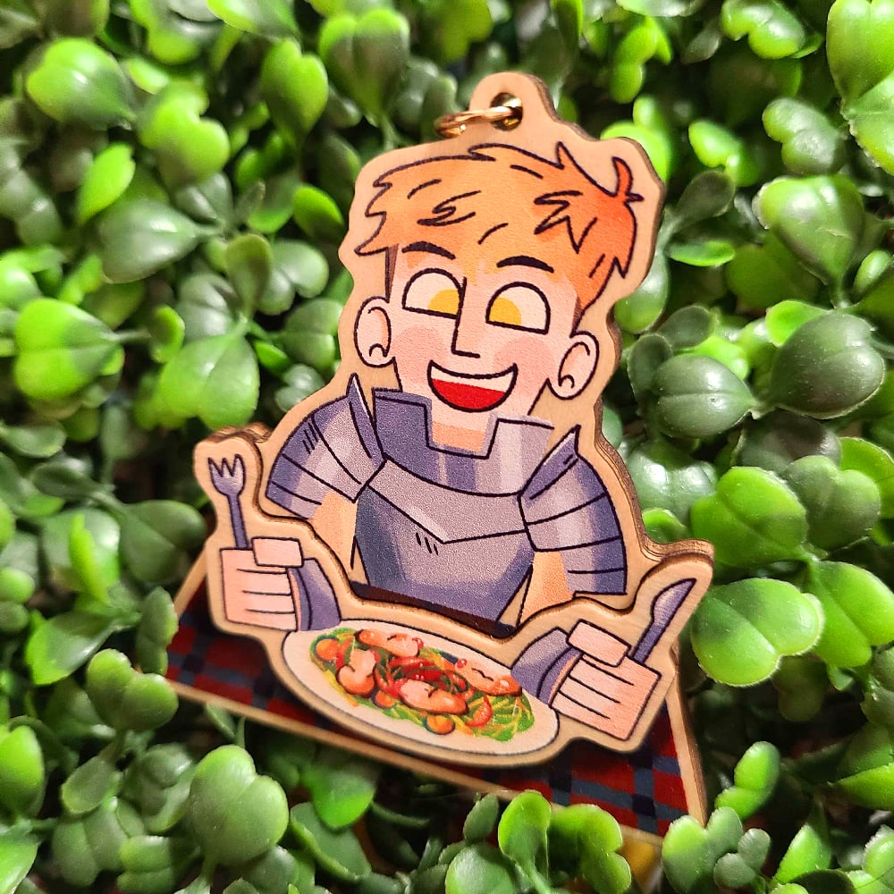 Image of Delicious In Dungeon 3D Wooden Charms