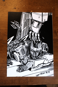 Image 4 of 8 X 10 INCH PRINT CHARACTER SINGLES PART1  - TRANSFORMERS