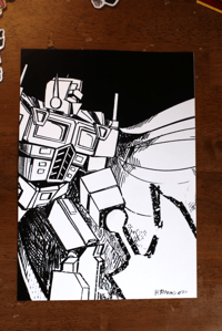 Image 2 of 8 X 10 INCH PRINT CHARACTER SINGLES PART1  - TRANSFORMERS
