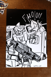 Image 3 of 8 X 10 INCH PRINT CHARACTER SINGLES PART1  - TRANSFORMERS