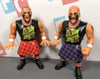 **LOOSE NO PACKAGING!**  HEADBANGERS Mosh & Thrasher Wrestle-Something Wrestlers by FC Toys