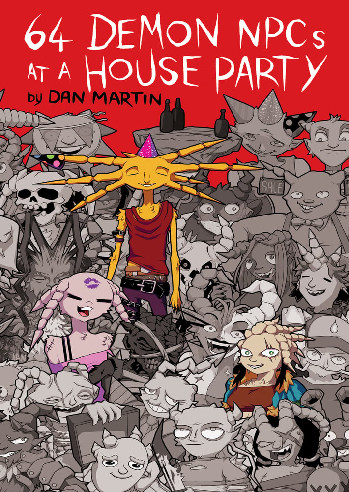 Image of 64 Demons NPC at a House Party BOOK