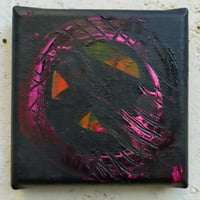 Image 1 of Sean Worrall - “Ten:1106 (Have To)” – 26th November 2024 – Acrylic on canvas, 10x10x1cm