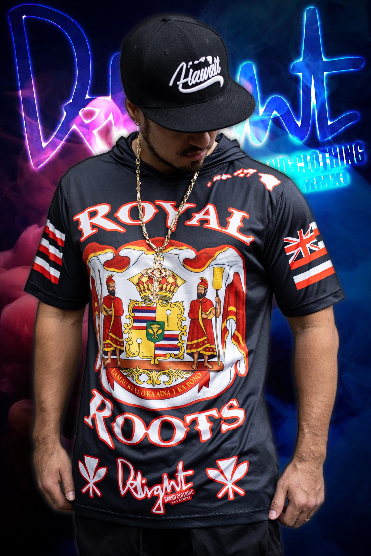 Royal Roots - Short Sleeve With Hood