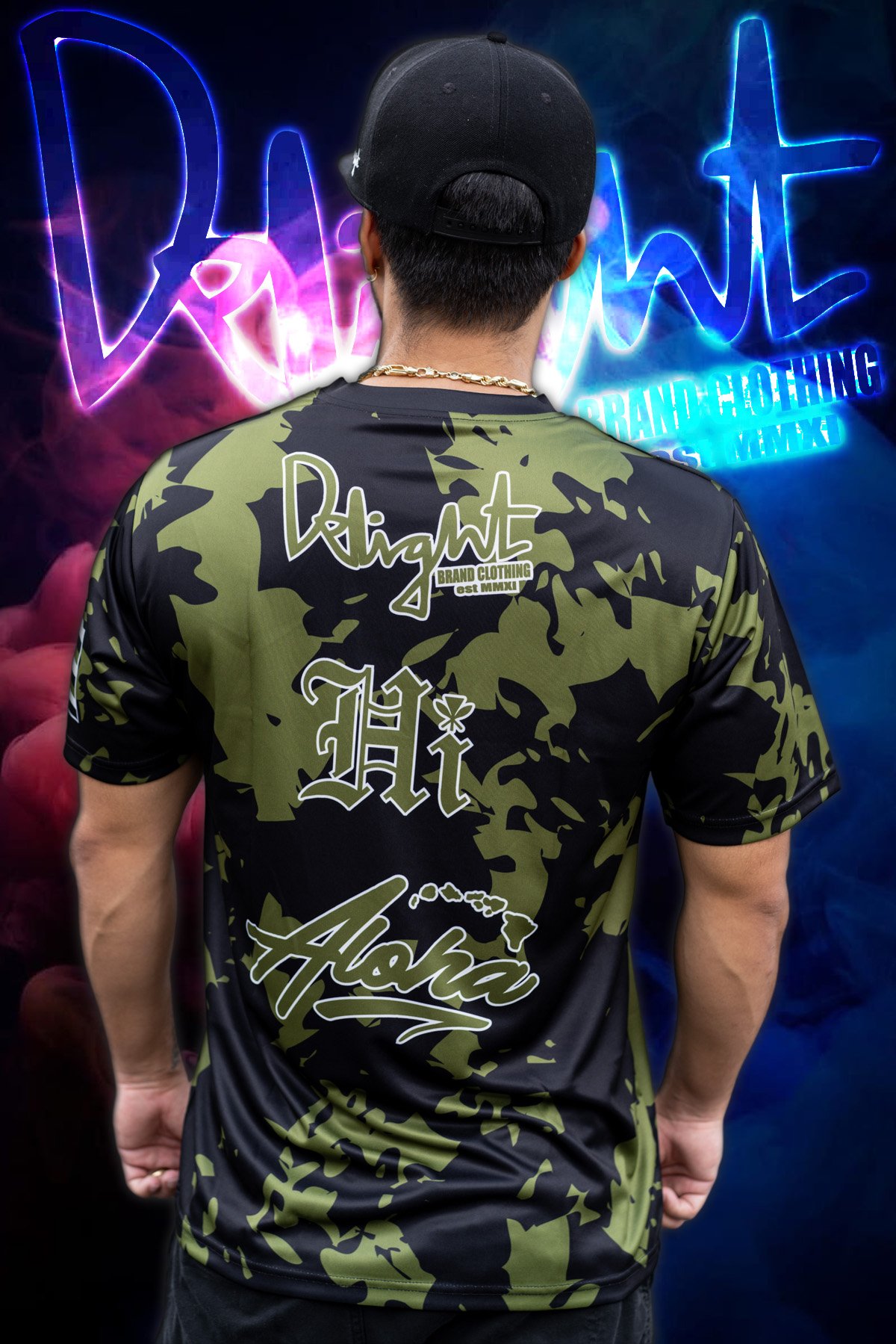 Made in Hawaii - Green Camo Jersey