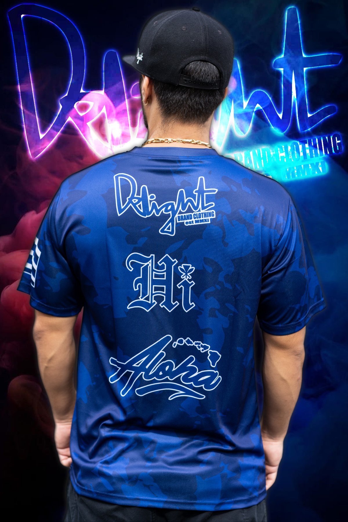 Made in Hawaii - Blue Camo Jersey