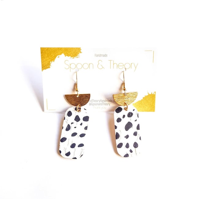 Damita Jo Leather Earrings 