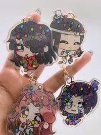 Image 2 of Holographic Christmas Lights Dangle Charm  