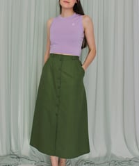 Image 8 of Phuncle cropped merino tank top - Lilac