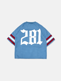Image 2 of GIRLS ARE DRUGS® JERSEYS - "713 / 281" POWDER BLUE