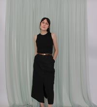 Image 13 of Phuncle cropped merino tank top - Liquorice