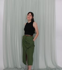 Image 16 of Phuncle cropped merino tank top - Liquorice