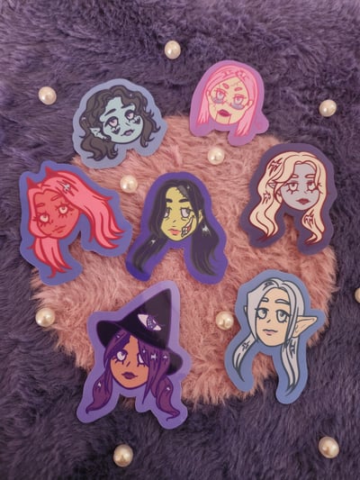 Image of Miss Undead Individual Stickers🕸️