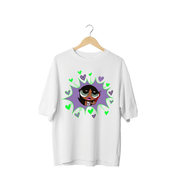 POWDERPUFF X AKLOSETT - WHITE TEE