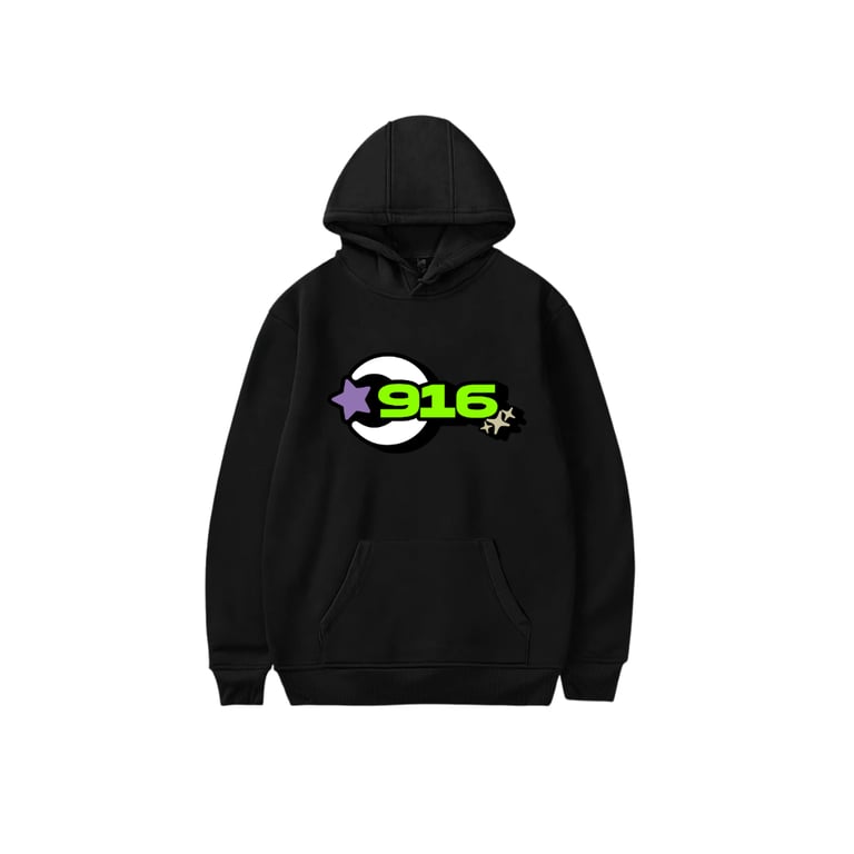 HELLA 916 HOODIE- BLACK
