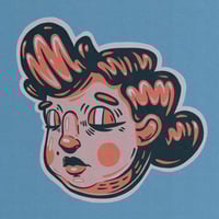 BLUE LADY PRINT