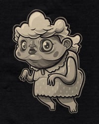 SPOOKY GRANDMA PRINT