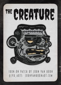 Image 1 of CREATURE EMBROIDERED PATCH