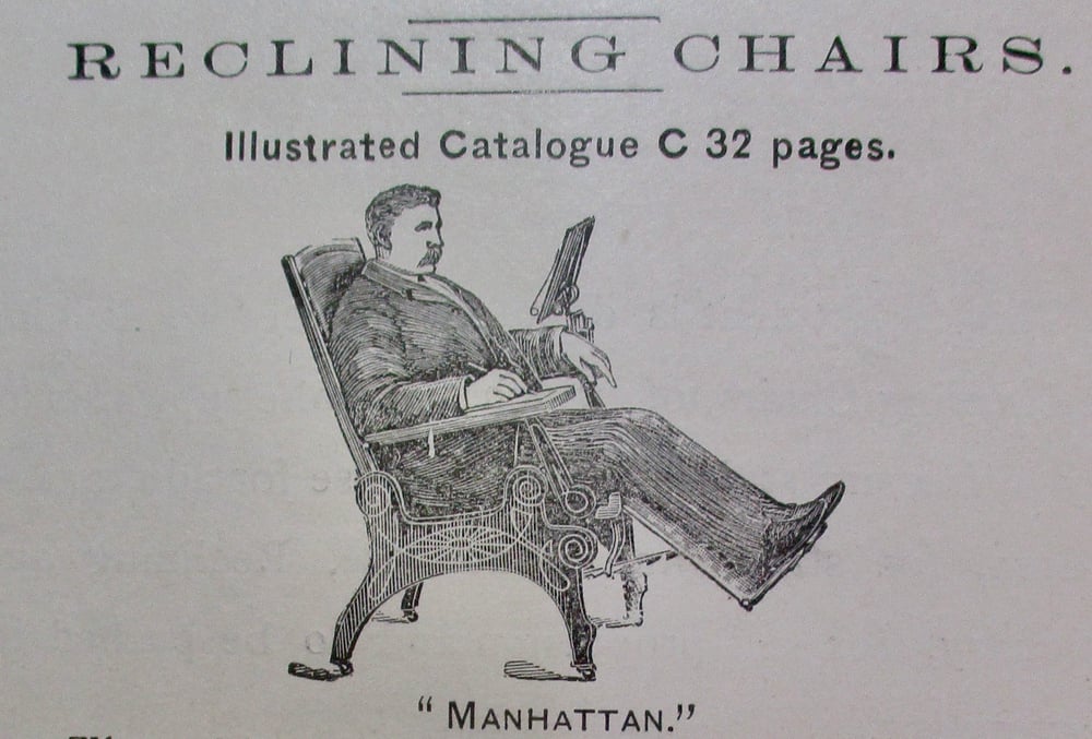 World's Columbian Exhibitor Brochure--Rocking Chairs, Wheel Chairs & More from the Sargent Co.