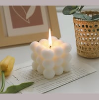 Image 2 of Square Bubble Scented Wax Candle 