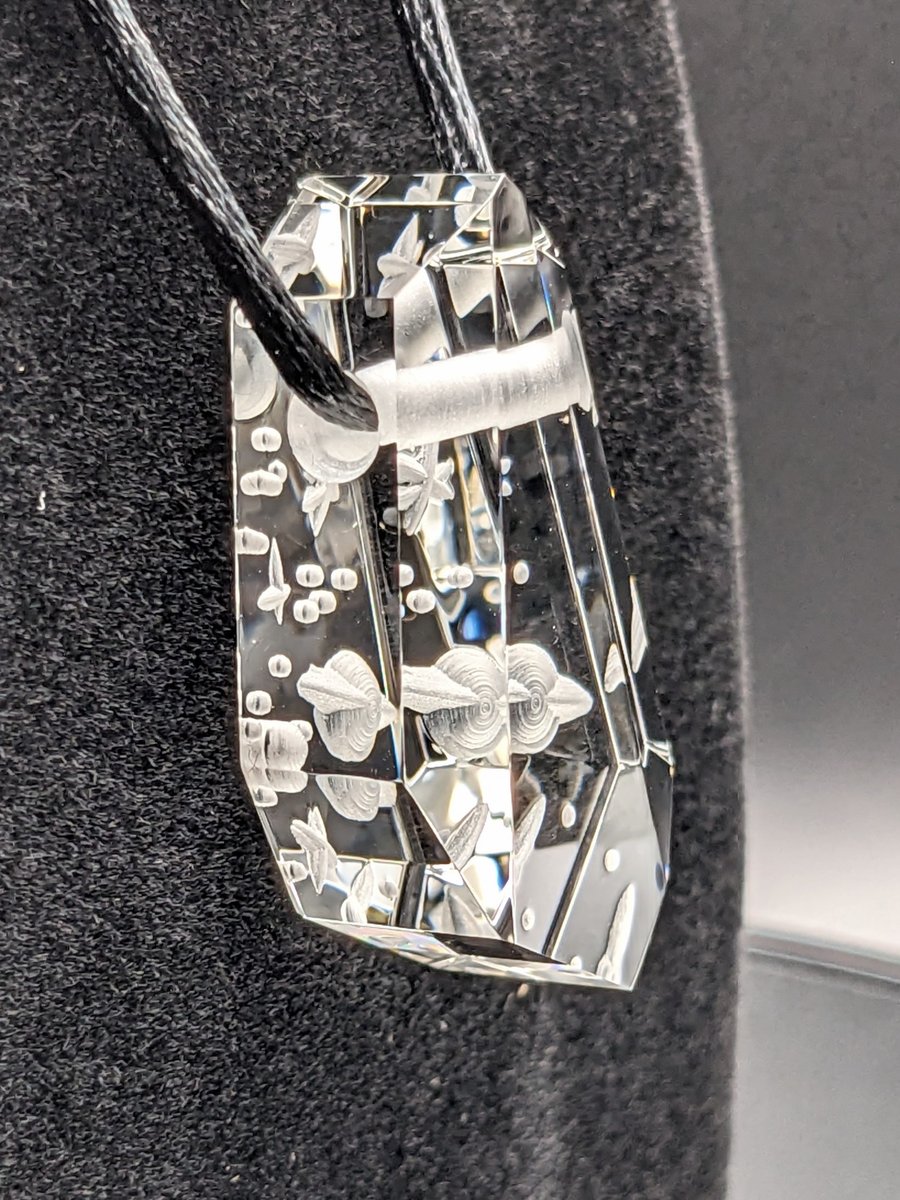 Image of Carved Space Pendant 