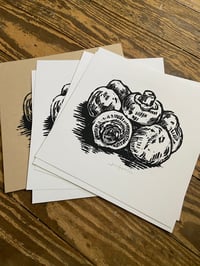 Image 3 of Portobello Linocut Block Print