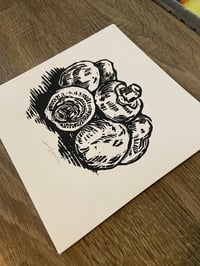 Image 2 of Portobello Linocut Block Print