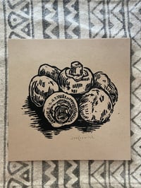 Image 1 of Portobello Linocut Block Print