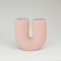 Image 3 of U Shaped Soy Wax Candle 