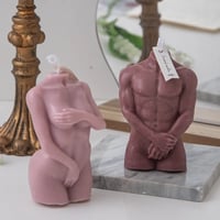 Artistic Nude Male or Female Form Candle 