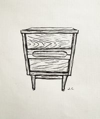Image 2 of Side Piece Pen Drawing