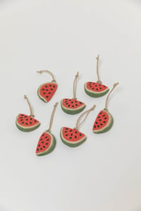 Image 2 of Red Watermelon Ornament