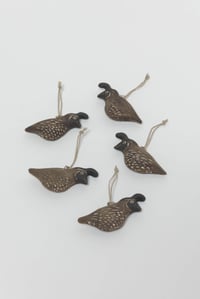 Image 1 of California Quail Ornament