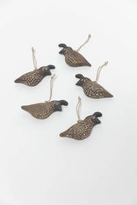 Image 3 of California Quail Ornament