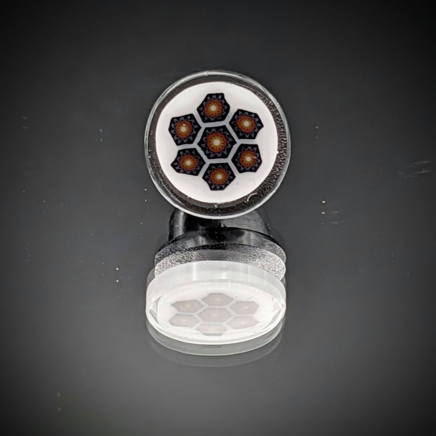 Image of Cuff Link/Tie Tack set - Chevron White 