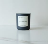 Image 2 of SMOKED OUD candle, gray glass
