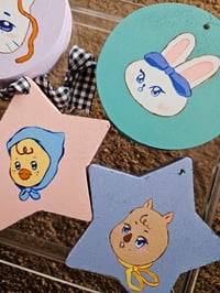 Image 3 of SKZOO Wooden Hand-painted Hanging Ornaments