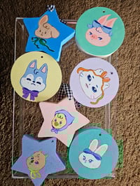 Image 4 of SKZOO Wooden Hand-painted Hanging Ornaments