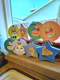 Image 1 of SKZOO Wooden Hand-painted Hanging Ornaments