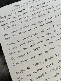 Image 2 of Handwritten Lyrics