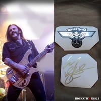 Image 1 of Lemmy Kilmister guitar stickers Motorhead decal Rickenbacker vinyl Hammered