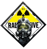 Image 1 of "Space Out" Radiation Sign